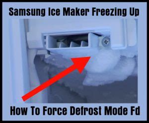 samsung fridge ice maker defrost|How to Defrost Samsung Ice Maker (Step